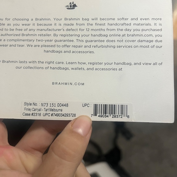 Brahmin Finley carryall handbag - Picture 4 of 5